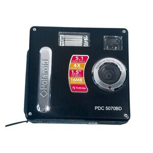 Vintage Polaroid PDC 5070BD Digital Camera 5.1 MP & Case
